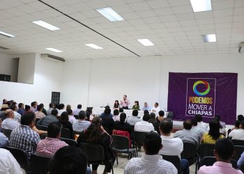 Reunión de trabajo con Presidentes y Secretarios Generales de los Comités Municipales del Partidos Podemos Mover a Chiapas